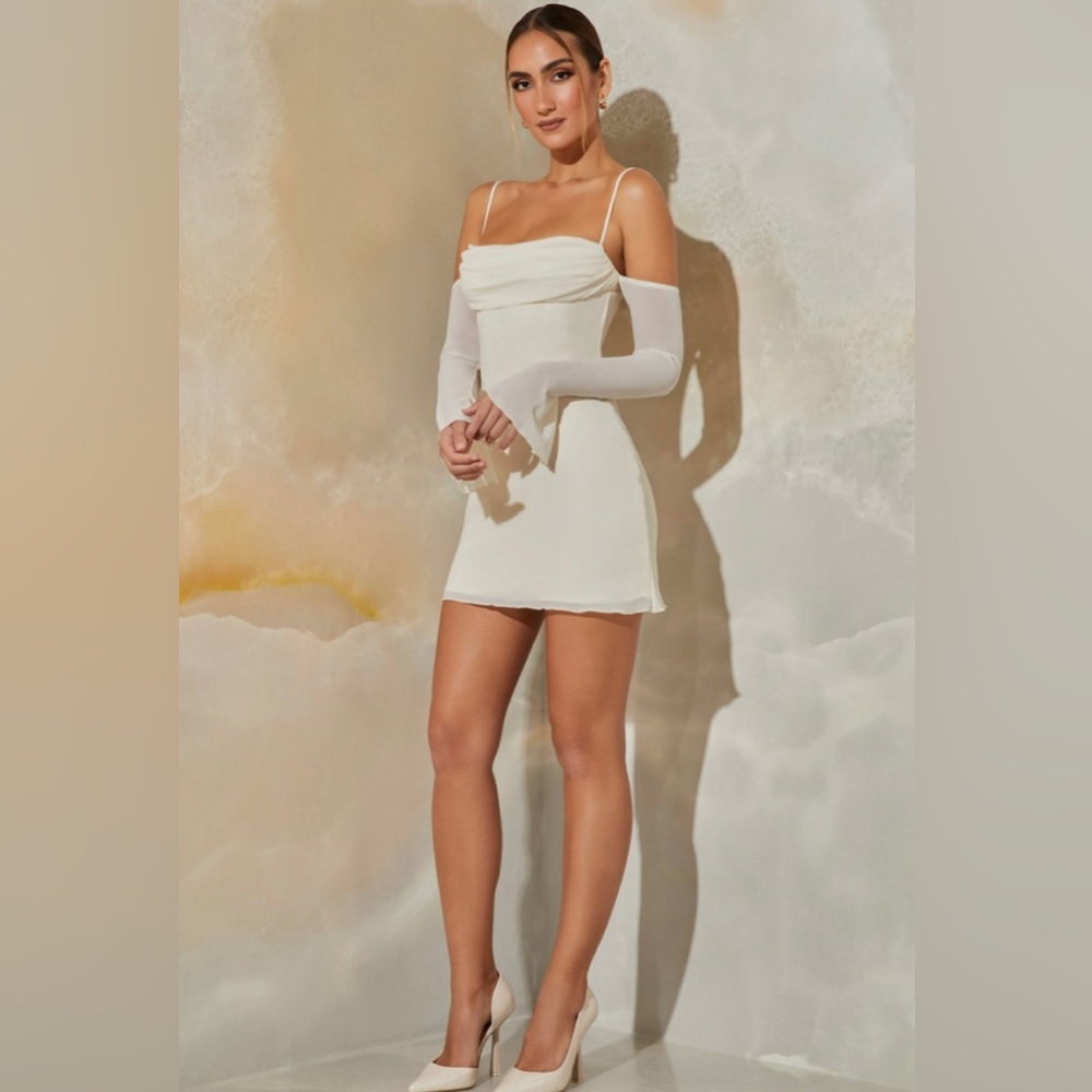 Oh Polly Niari long sleeve bartot mini dress